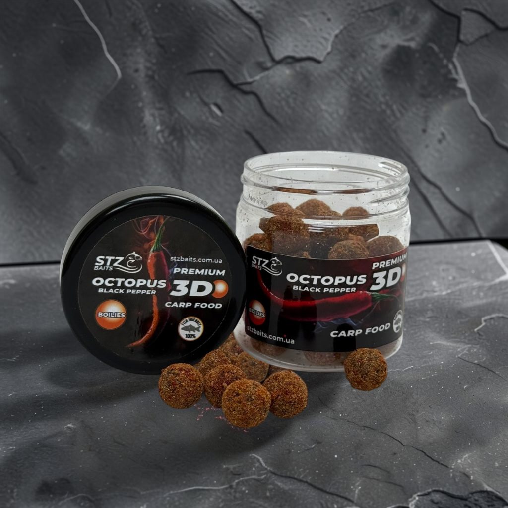 БОЙЛ НАСАДОЧНИЙ 3D “OCTOPUS-BLACK PEPPER”